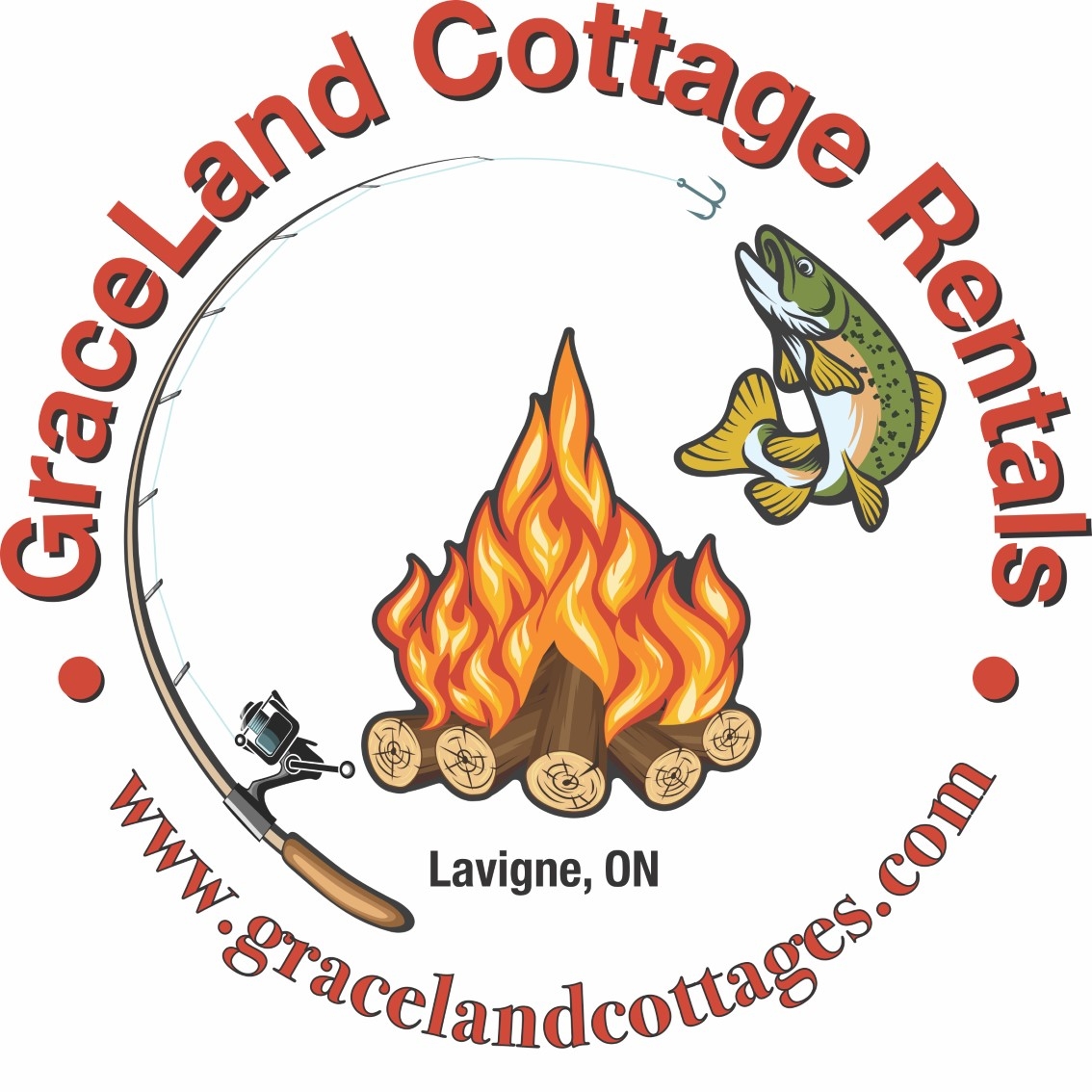 GraceLand Cottages in Lavigne Ontario.