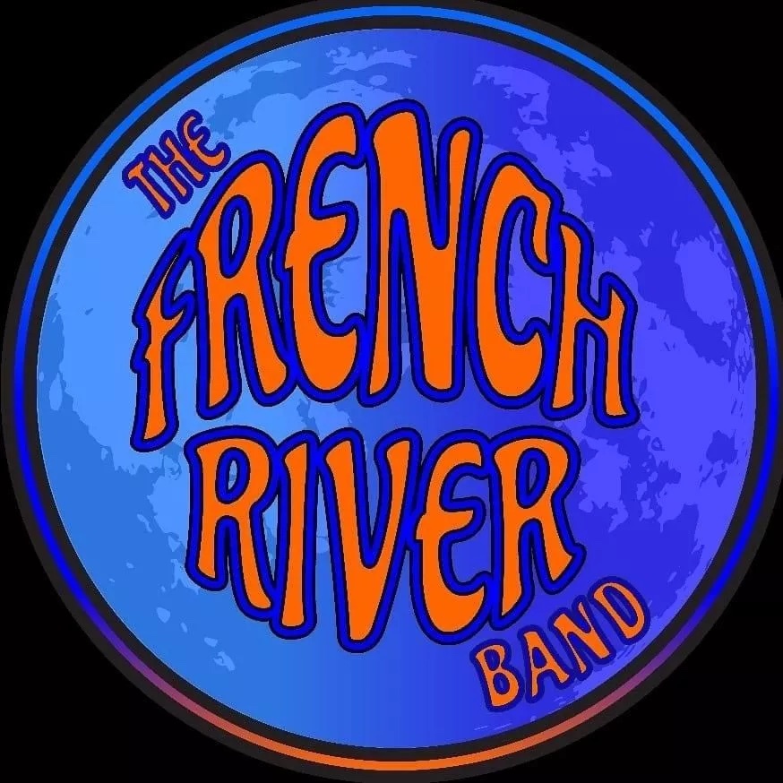 The French River Band blue and orange logo.