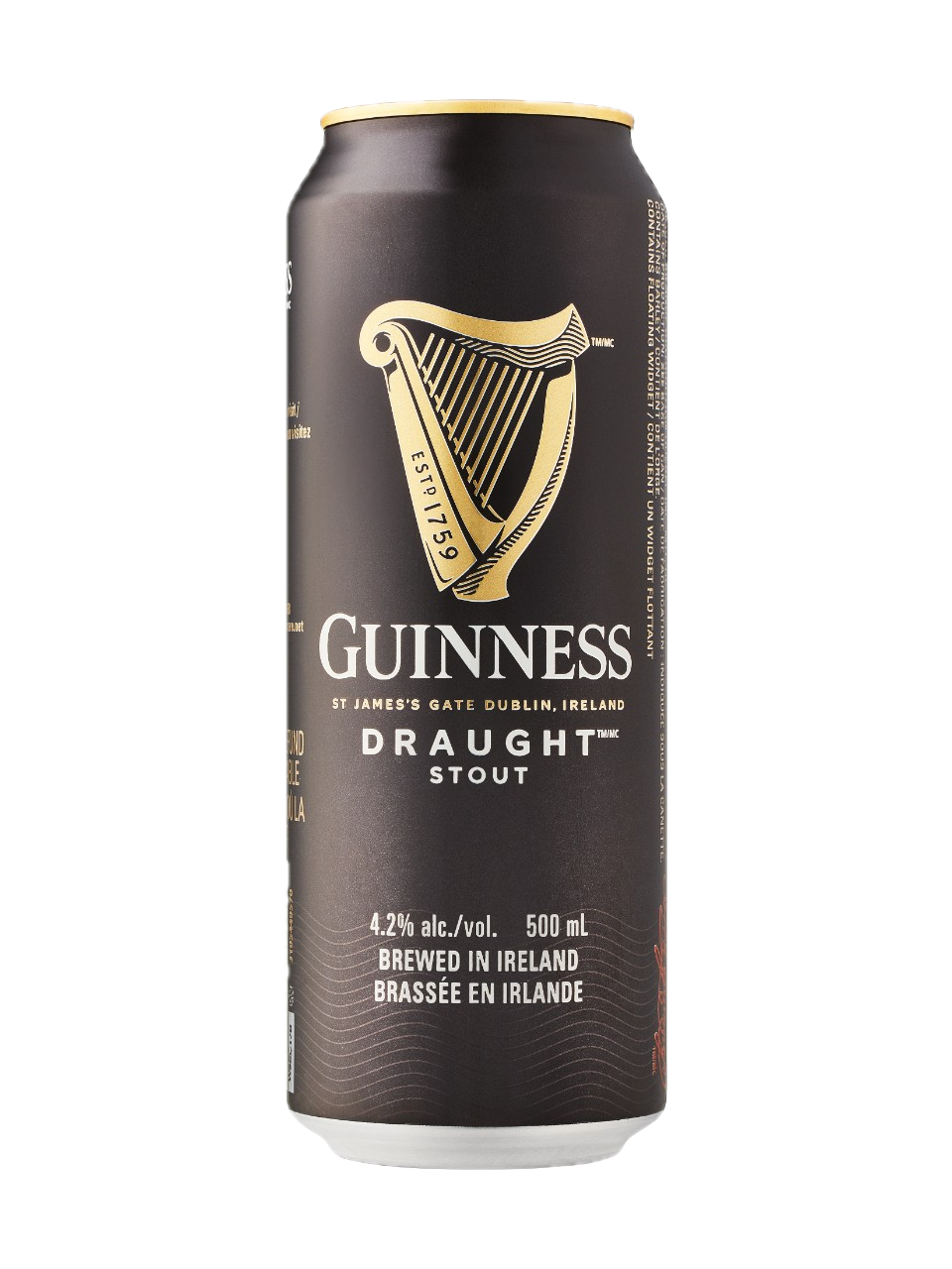 Guinness Draught can served at Lavigne Tavern.