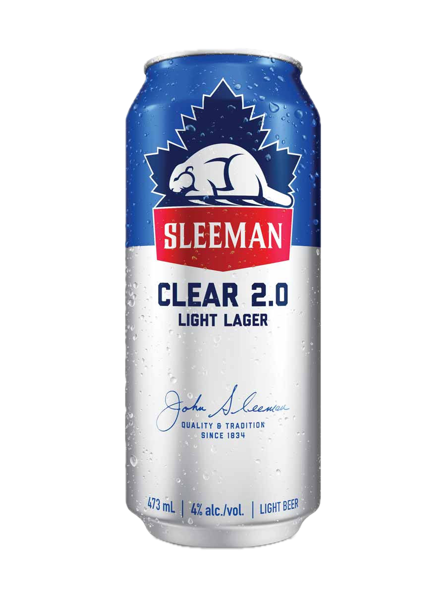 Sleeman clear 2.0 beer can served at Lavigne Tavern.