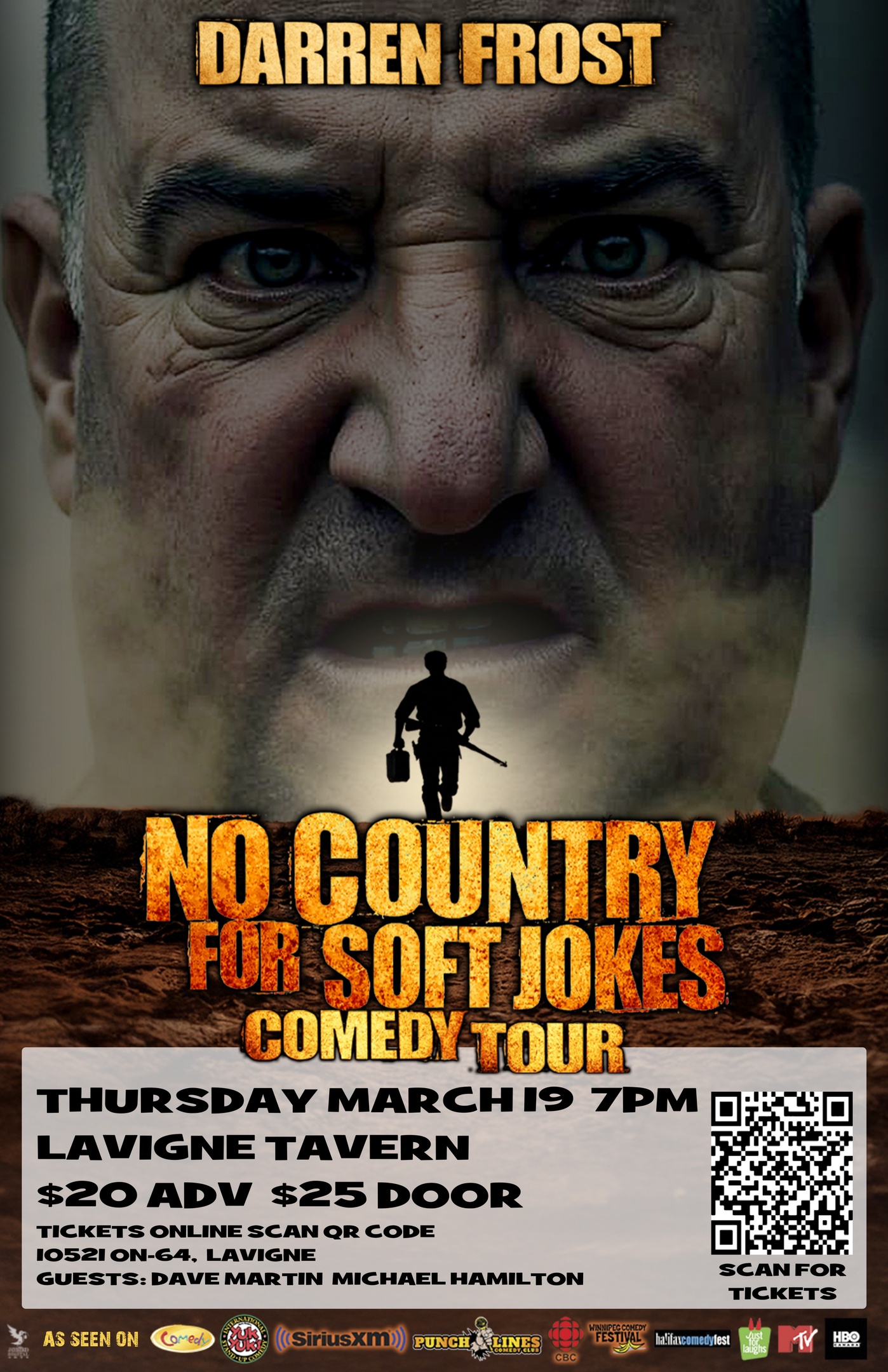 The Gagnon Brothers black and white band logo. 