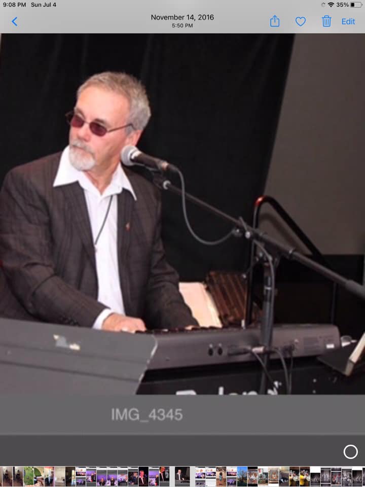 Don on the electric piano.