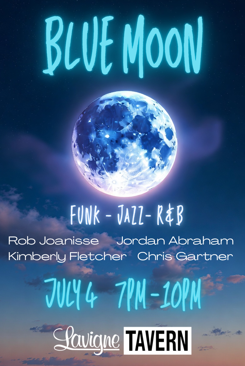 Blue Moon Band playing the Tavern July 4 2026.