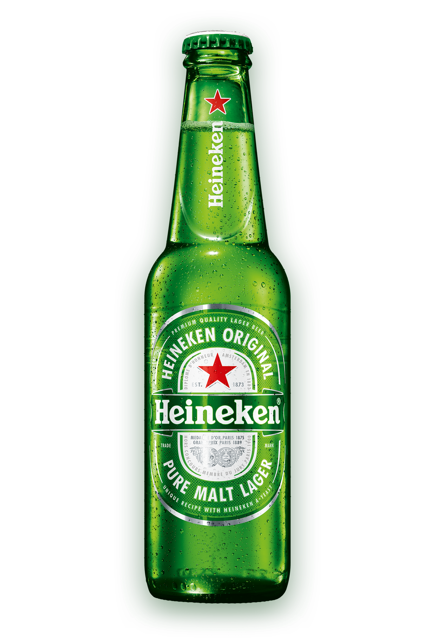 Heineken green beer bottle served at Lavigne Tavern.