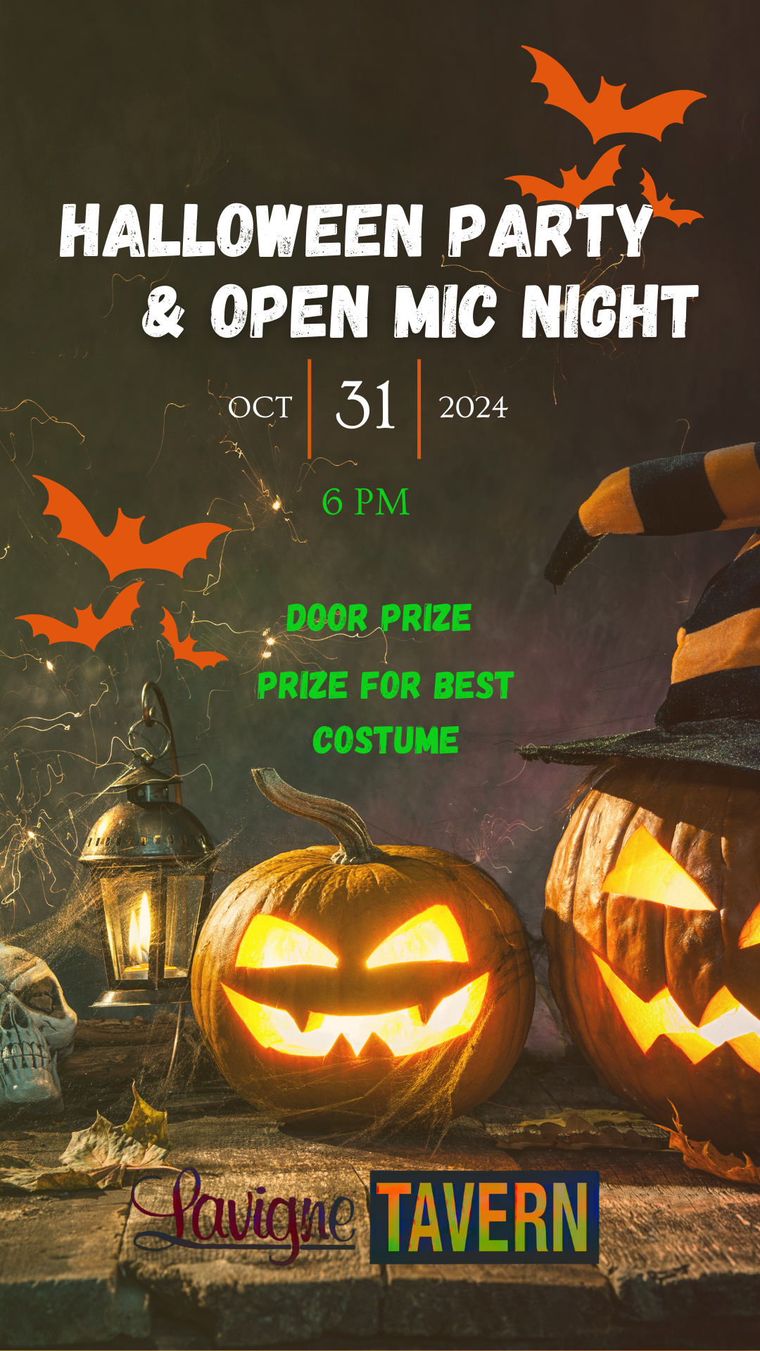 Open Mic Night at Lavigne Tavern on Thursdays.