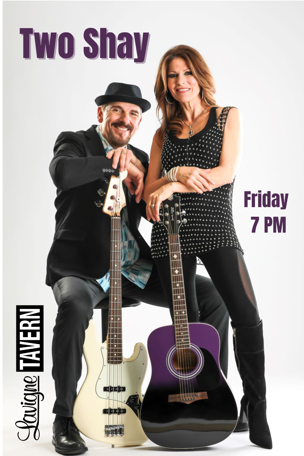 Two Shay Duo playing Lavigne Tavern Friday August 21 2026 at 7 PM.